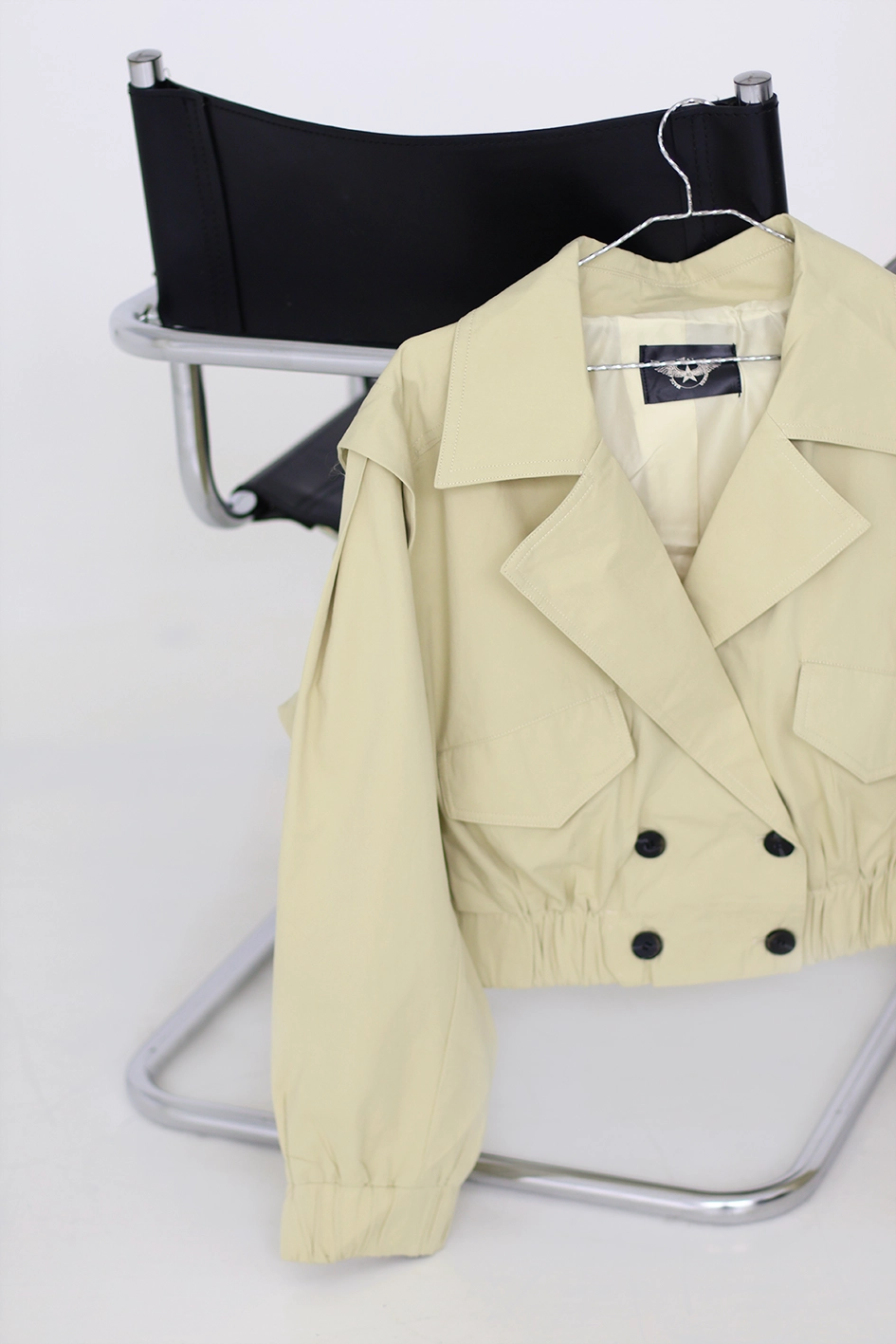 Trench Gabardina Crop KIEV - Image 3