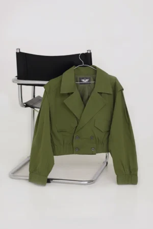 Trench Gabardina Crop KIEV
