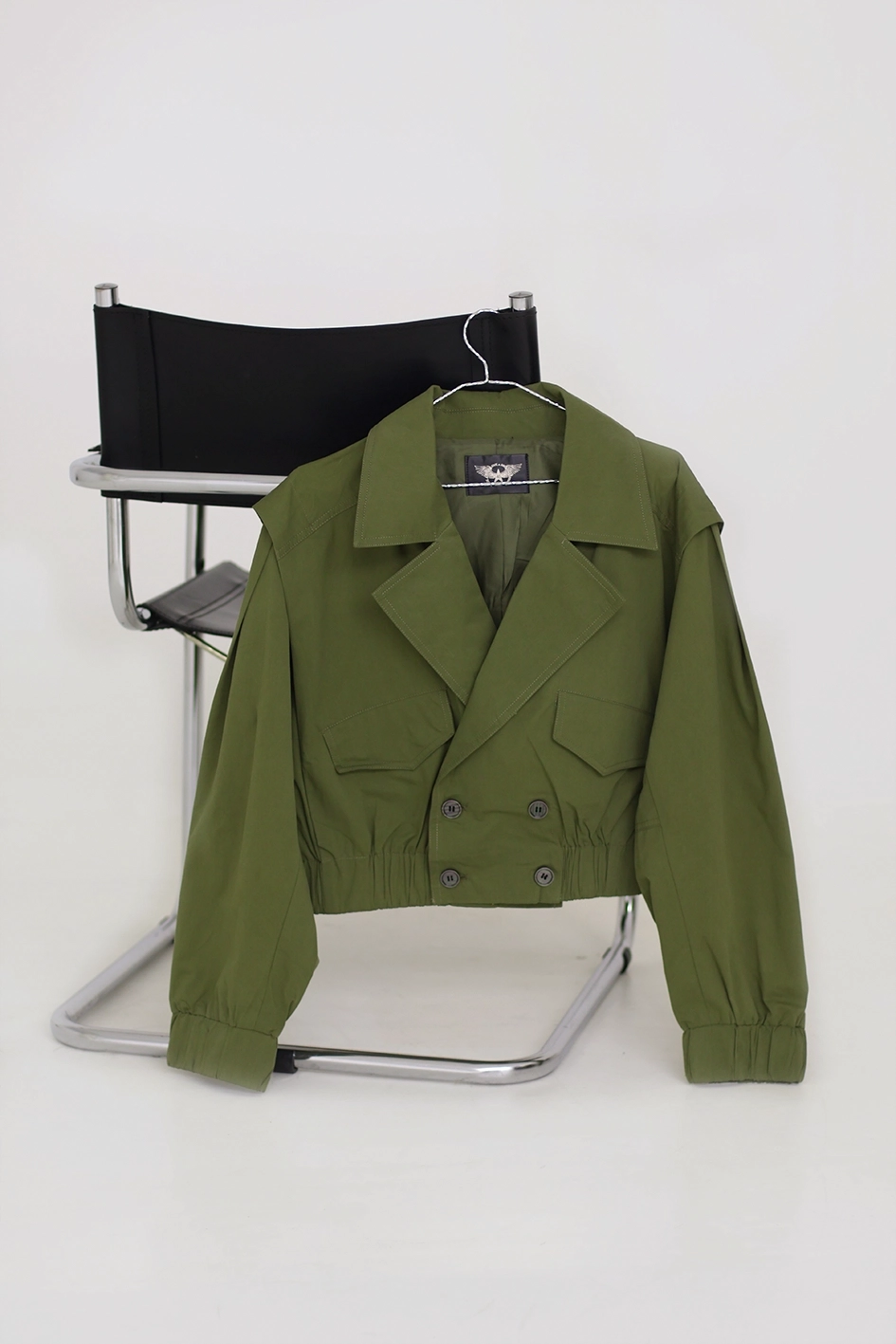 Trench Gabardina Crop KIEV - Image 2
