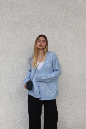 Cardigan Rombos c/ Brillo MADISON