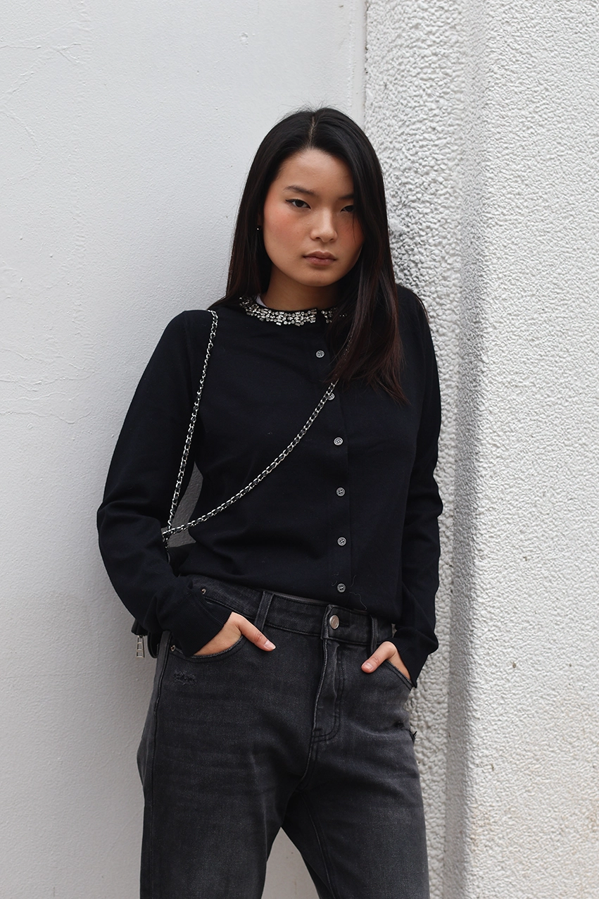 Cardigan Fino Con Brillo ATHENAS - Image 2