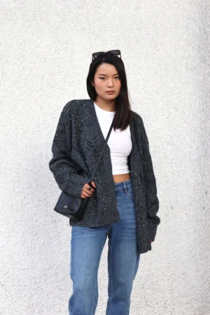 Cardigan Rombos c/ Brillo MADISON